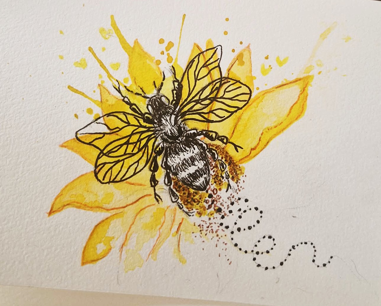 L’Abeille et le tournesol